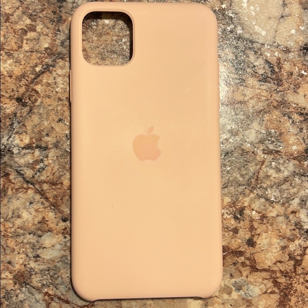 11 Pro Max Pink Sand Apple Silicone Case